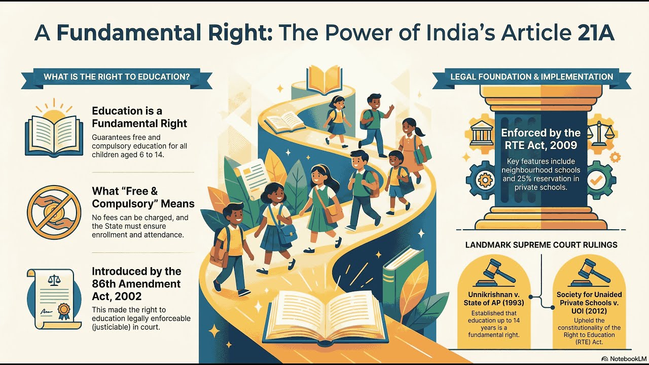 Article 21A of Indian Constitution | Right to Education
