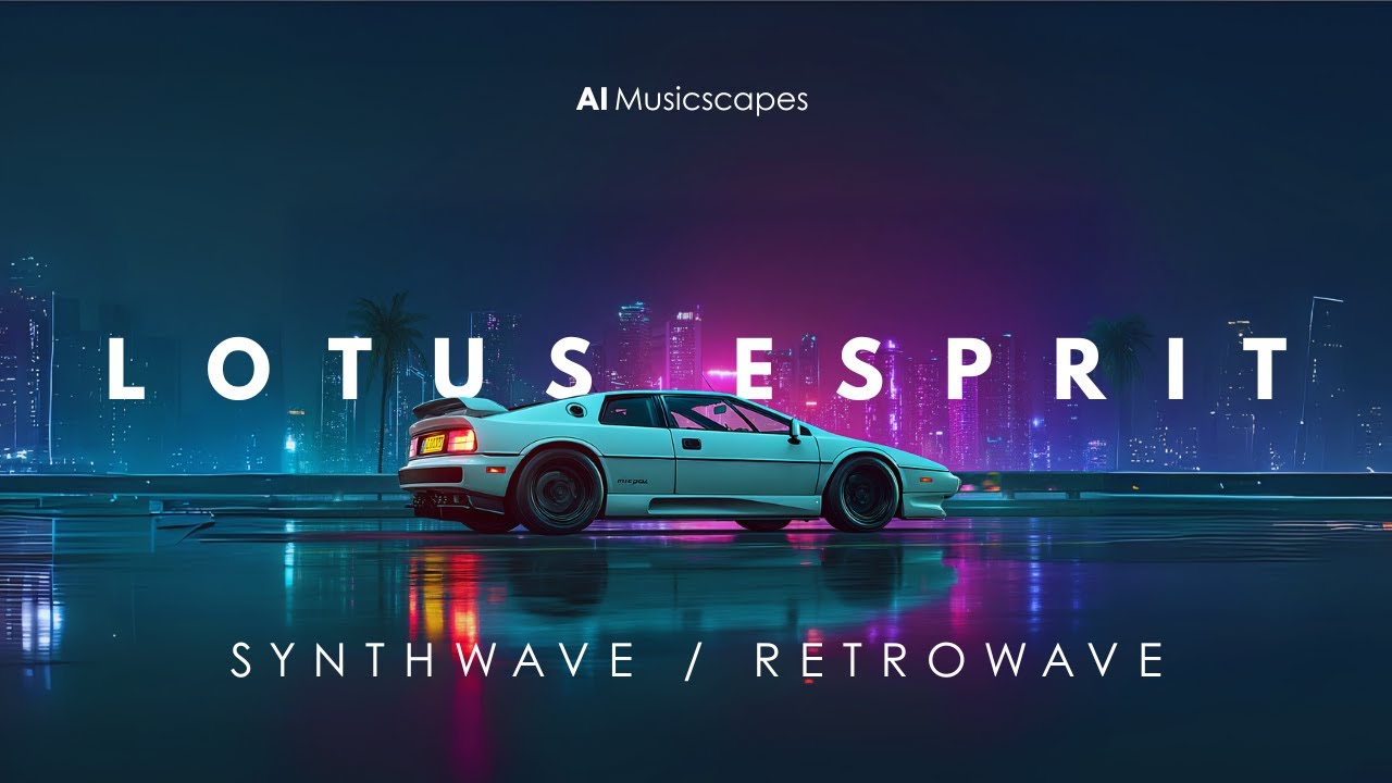 Lotus Esprit 🤖 Synthwave Retrowave Playlist | Copyright Free Music