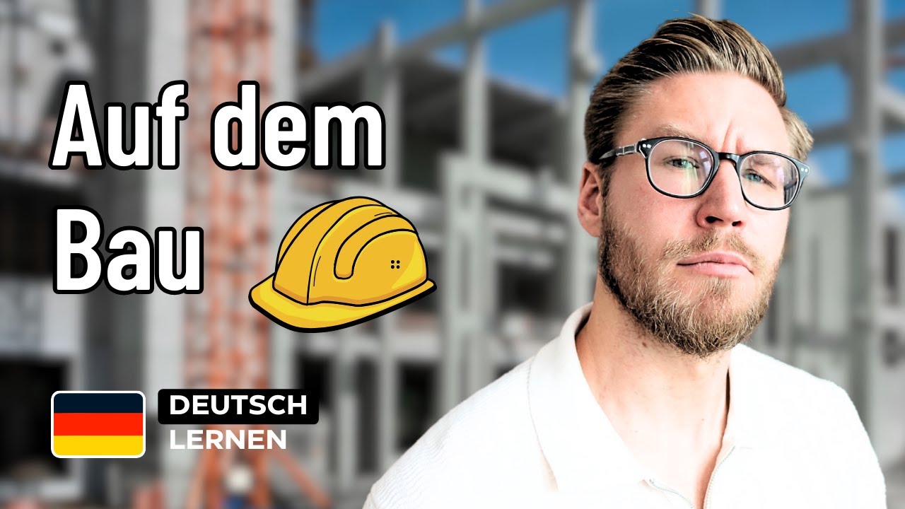 Baustellen-Vokabeln: Wichtige Begriffe einfach erklärt! ⛏🚧👷‍♂️
