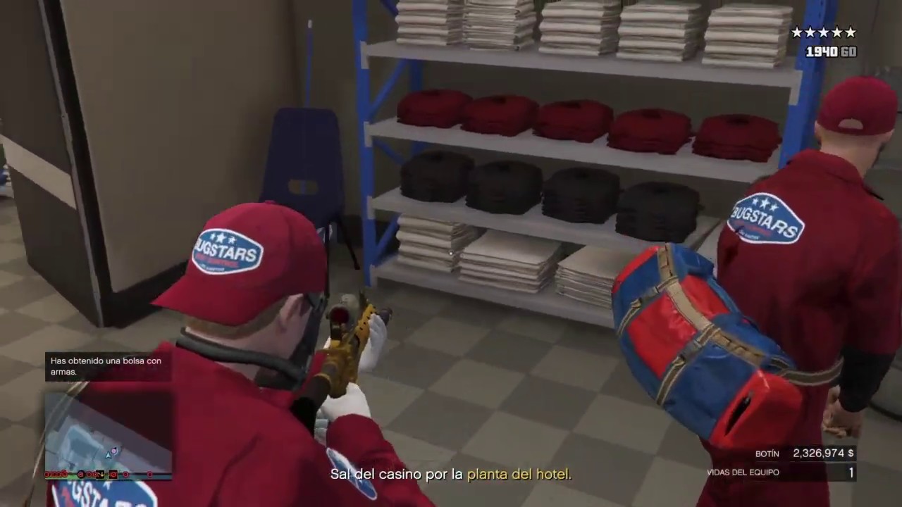 GTA 5 Online : Golpe al Casino (Estafa Maestra : Bugstars)