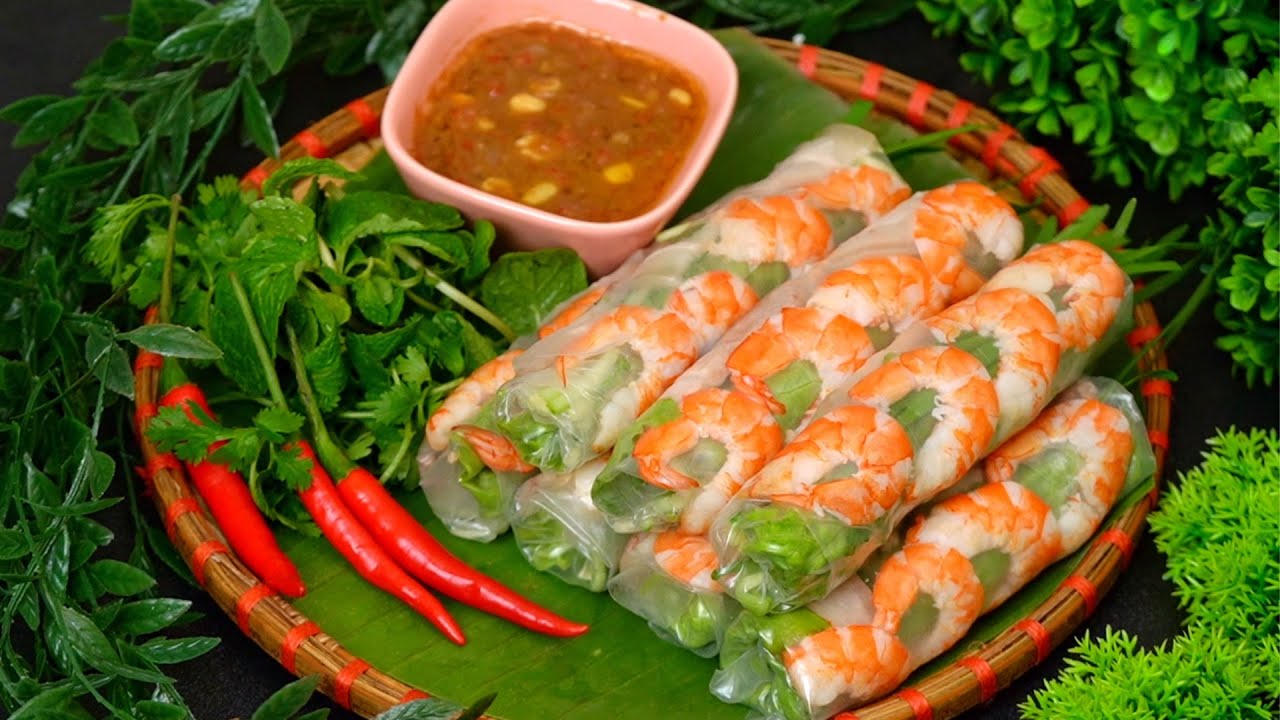 GỎI CUỐN T&Ocirc;M THỊT Tươi Ngon, B&iacute; Quyết Pha Nước Chấm Chuẩn Vị | Bếp Nh&agrave; Giang