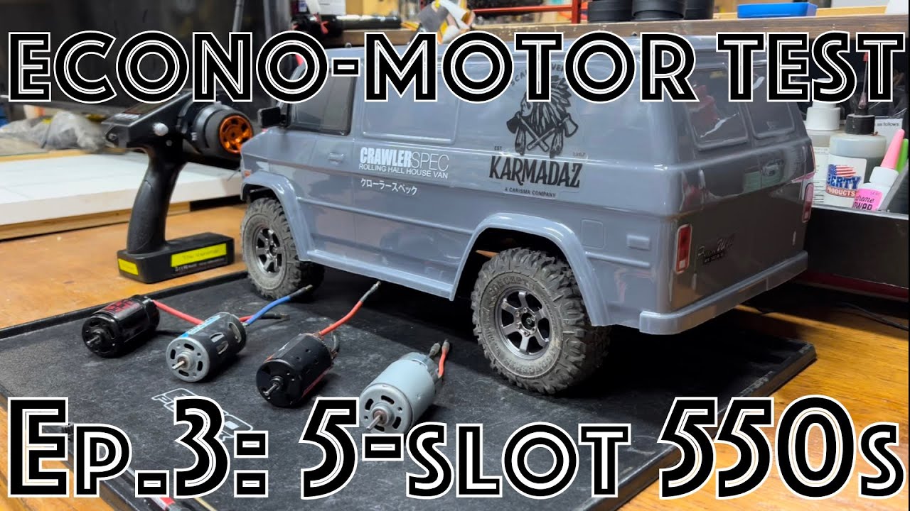 Crawler Canyon Presents, The Econo-Motor Hunt, Episode 3: cheap brushed 5-slot 550s