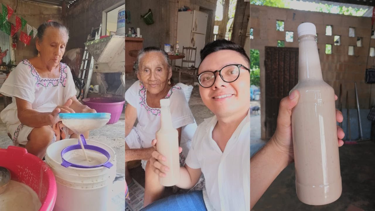 Así se elabora la horchata en Yucatán, México (Chapab de las Flores) - Germán Várguez