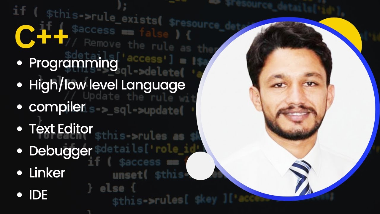 C++ Programming Basics – Compiler, Text Editor, Debugger, Linker & IDE | (Urdu/Hindi)