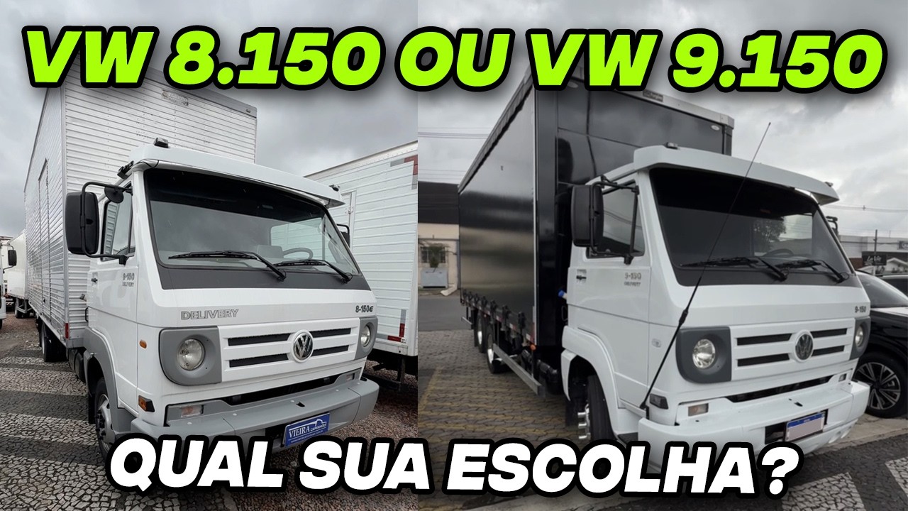VW 8.150 x 9.150 – qual caminhão toco você escolheria?