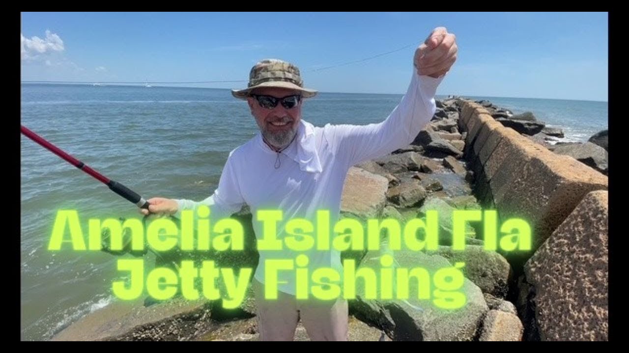 Jetty Fishing on Amelia Island, Florida  #ftclinchstatepark #saltwaterfishing #florida