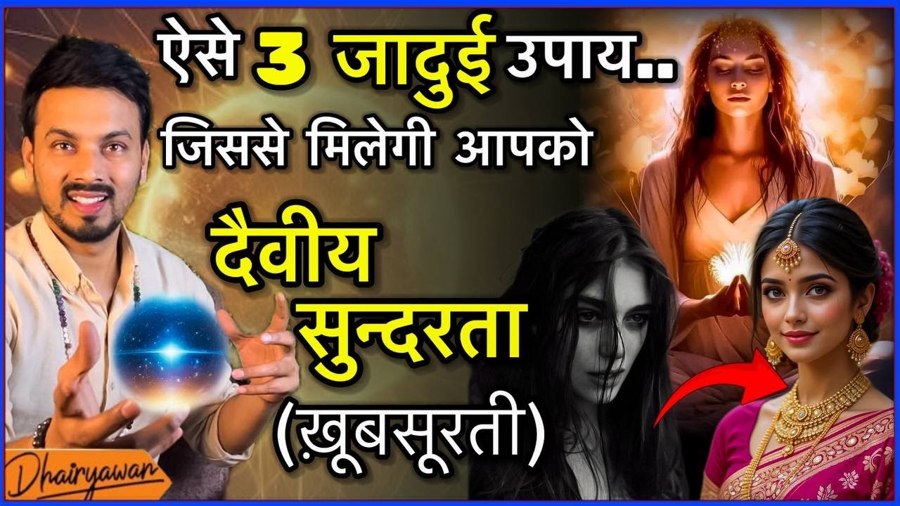 दैवीय सुंदरता के लिए अपनाए ये 3 जादुई उपाय ॥  3 Remedies for Divine Beauty ॥ By Dhairyawan
