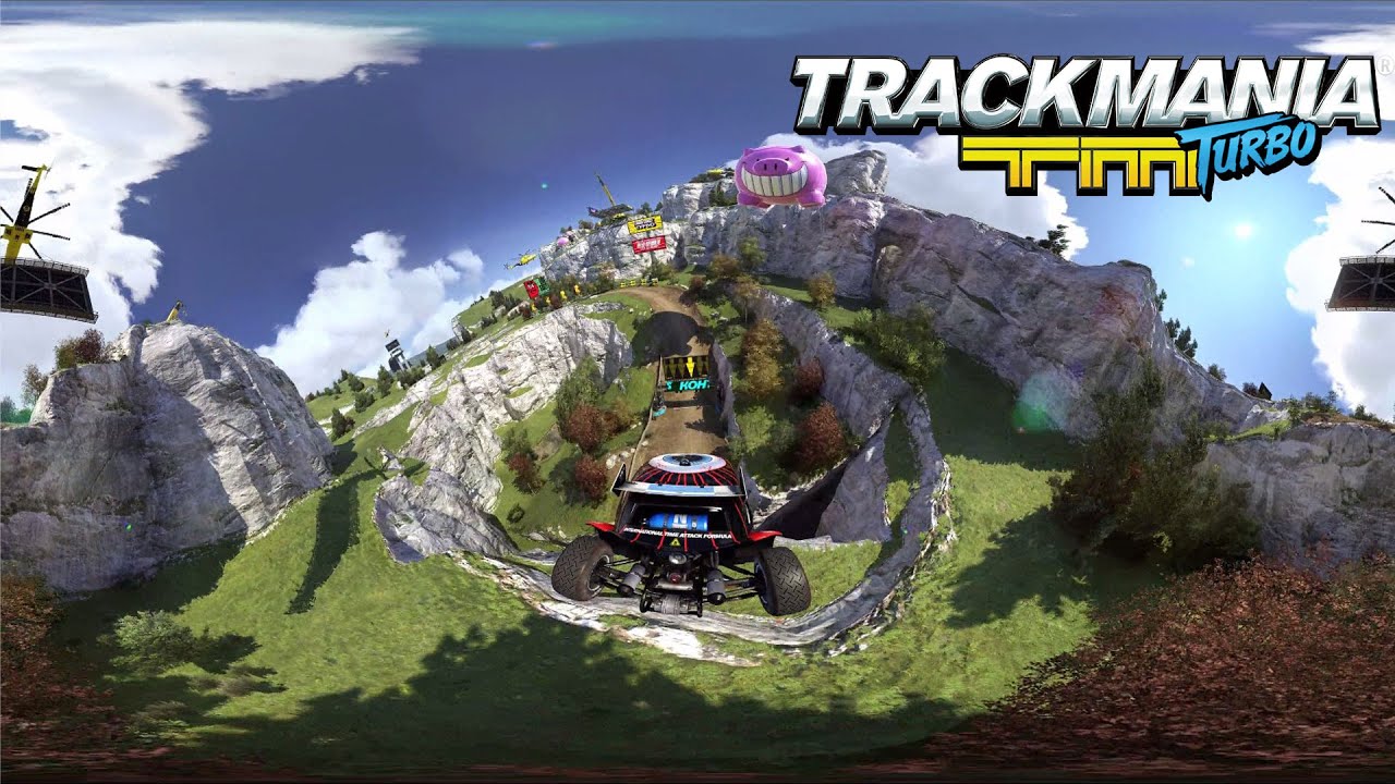 Trackmania Turbo – 360° demo - Valley Down & Dirty