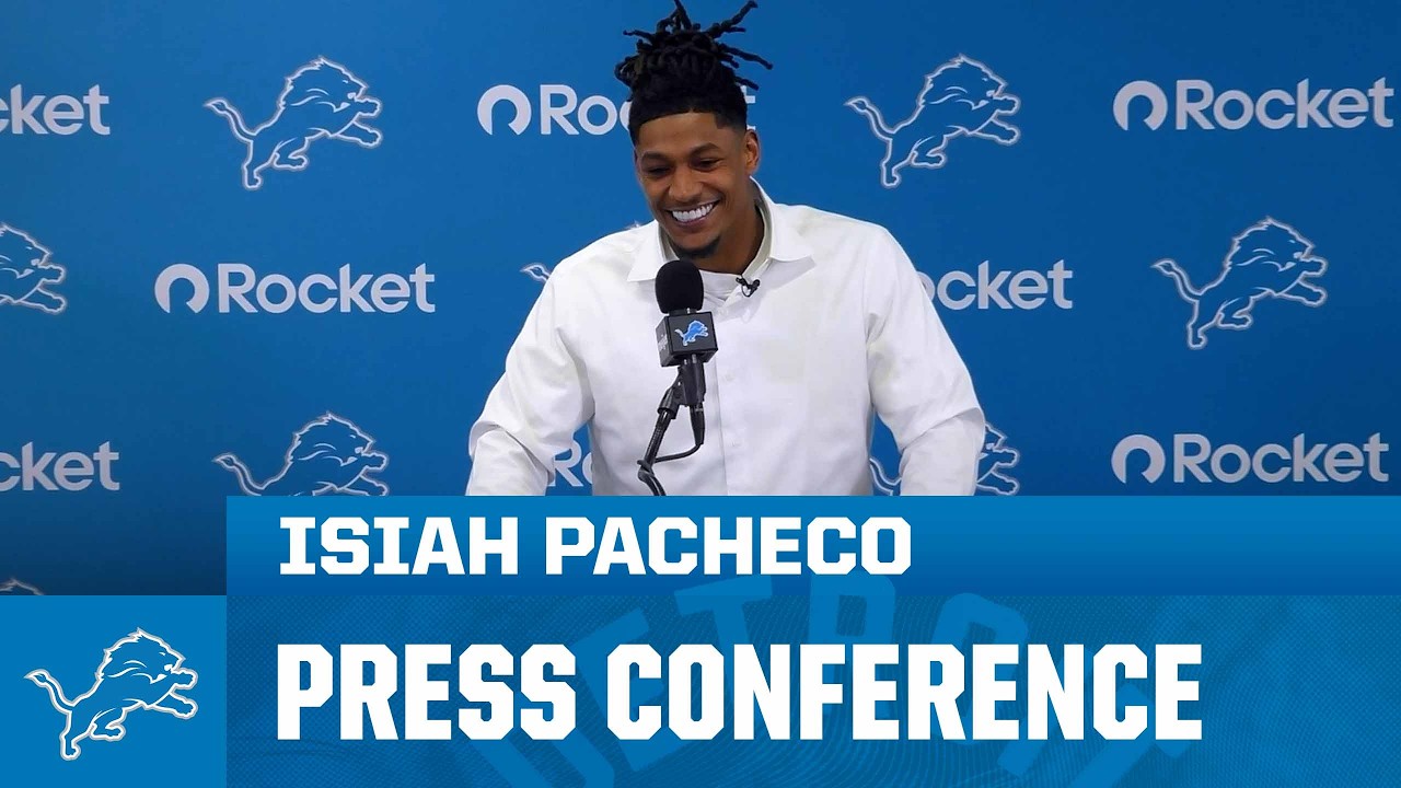 Isiah Pacheco Press Conference | March 12, 2026