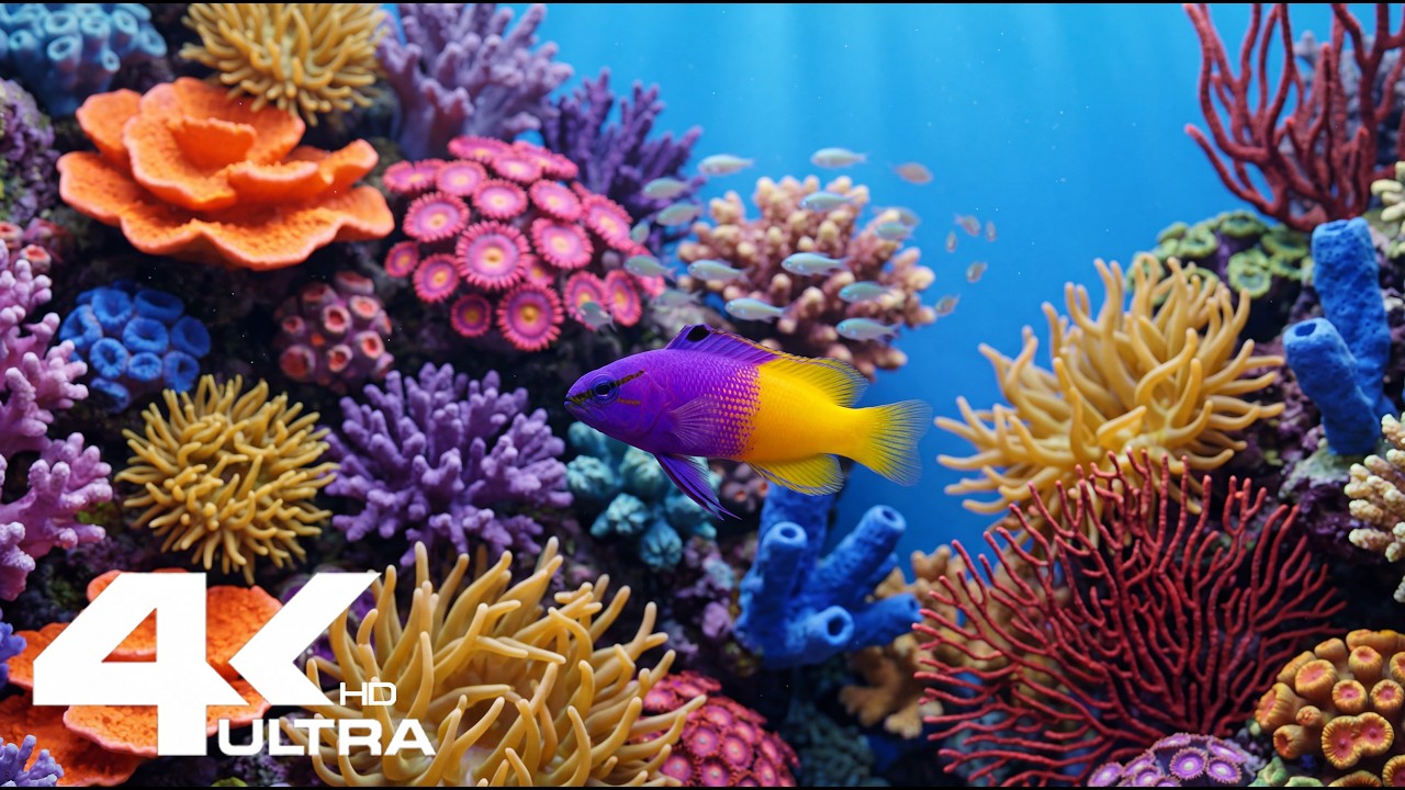 Deep Ocean Ambience: Majestic Manta Rays in 4K Ultra HD | Sleep & Stud