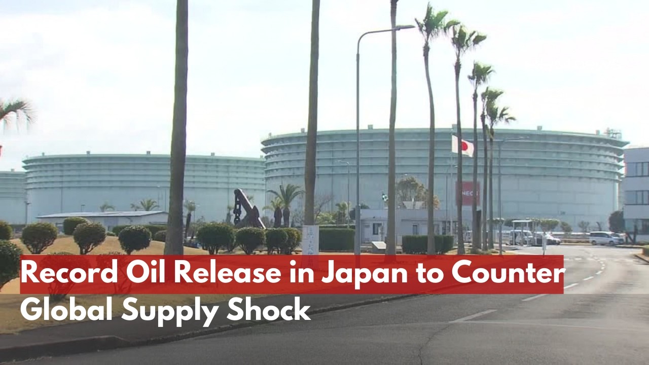 Japan Releases 80 Million Barrels of Oil Amid Strait of Hormuz Crisis