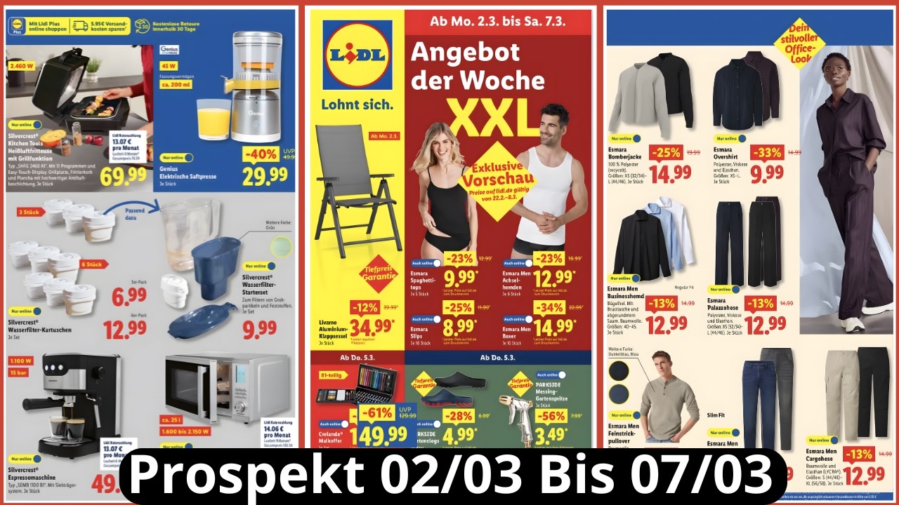 Lidl Deutschland | Neuer Prospekt vom 02/03/26 bis 07/03/26 | Angebote & Aktionen #lidl  #angebote