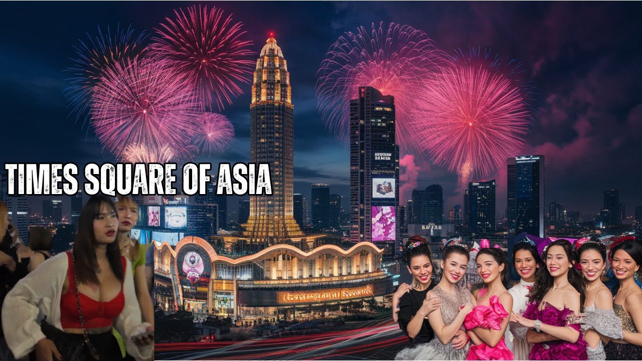 🇹🇭 BANGKOK NEW YEAR WALKING TOUR 2025 🎉 BANGKOK, THAILAND [FULL TOUR]