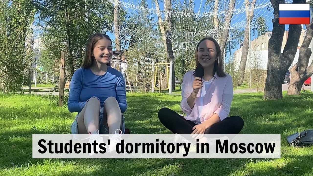 Russian Conversations 68. Students' dormitory in Moscow. Russian with Anastasia