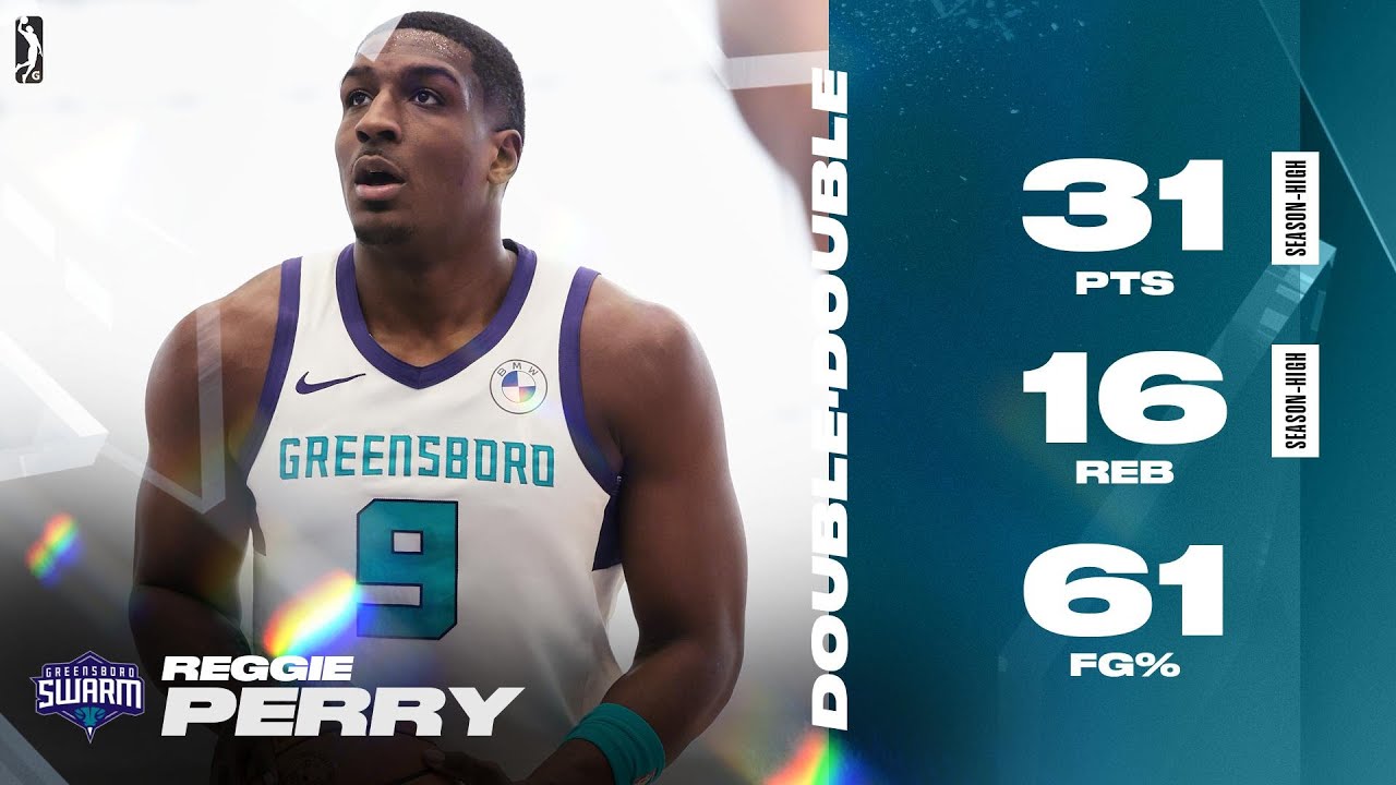 Reggie Perry Records Season-High 31 PTS & 16 REB Double-Double In Swarm Win