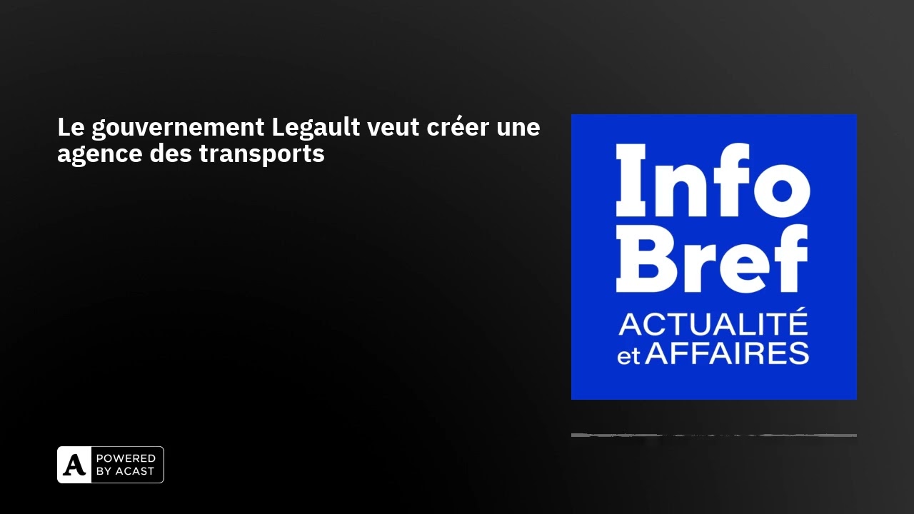 Le gouvernement Legault veut cr&eacute;er une agence des transports