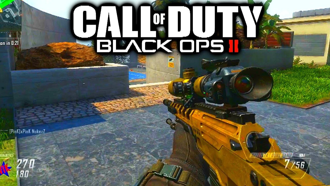 Black Ops 2 SHARPSHOOTER LIVE #1 with Vikkstar