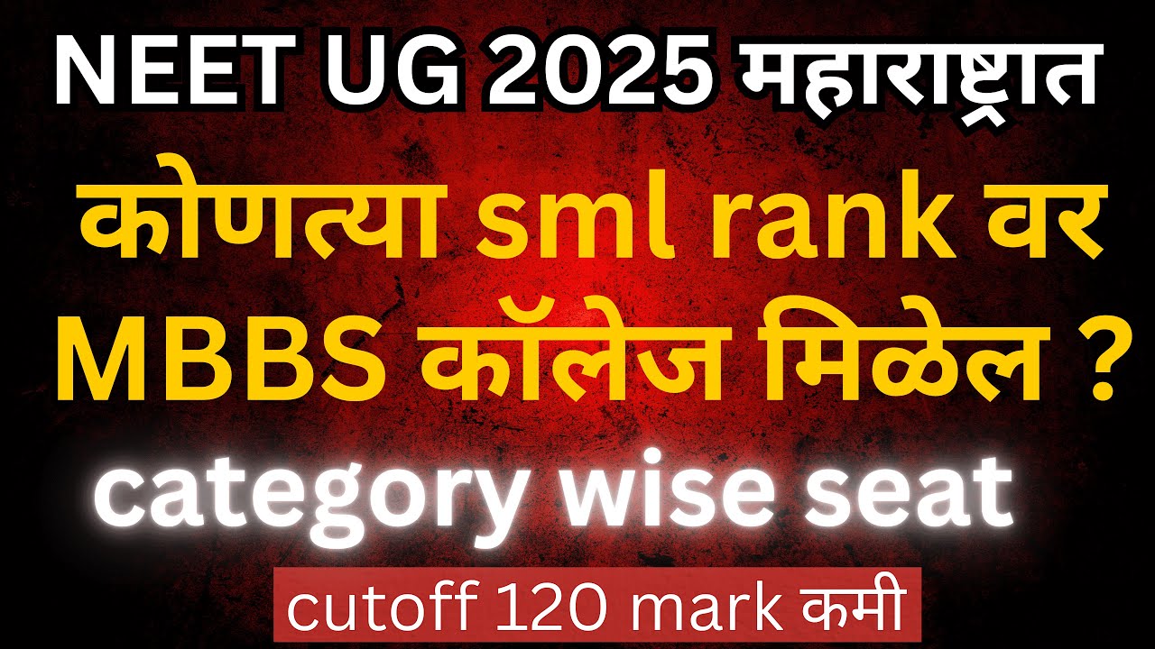 NEET UG 2024- Category Wise MBBS Seats In Maharashtra