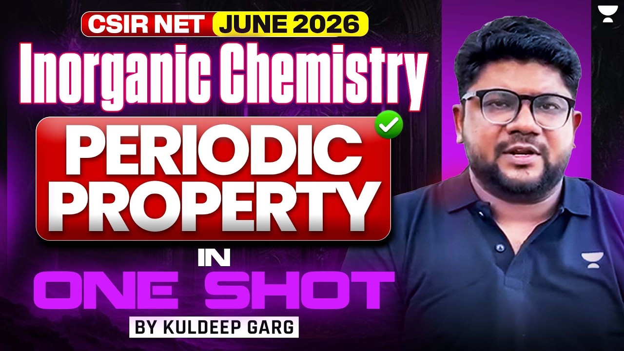 CSIR NET Chemistry June 2026 | Periodic Property CSIR NET One Shot | Inorganic Chemistry CSIR NET