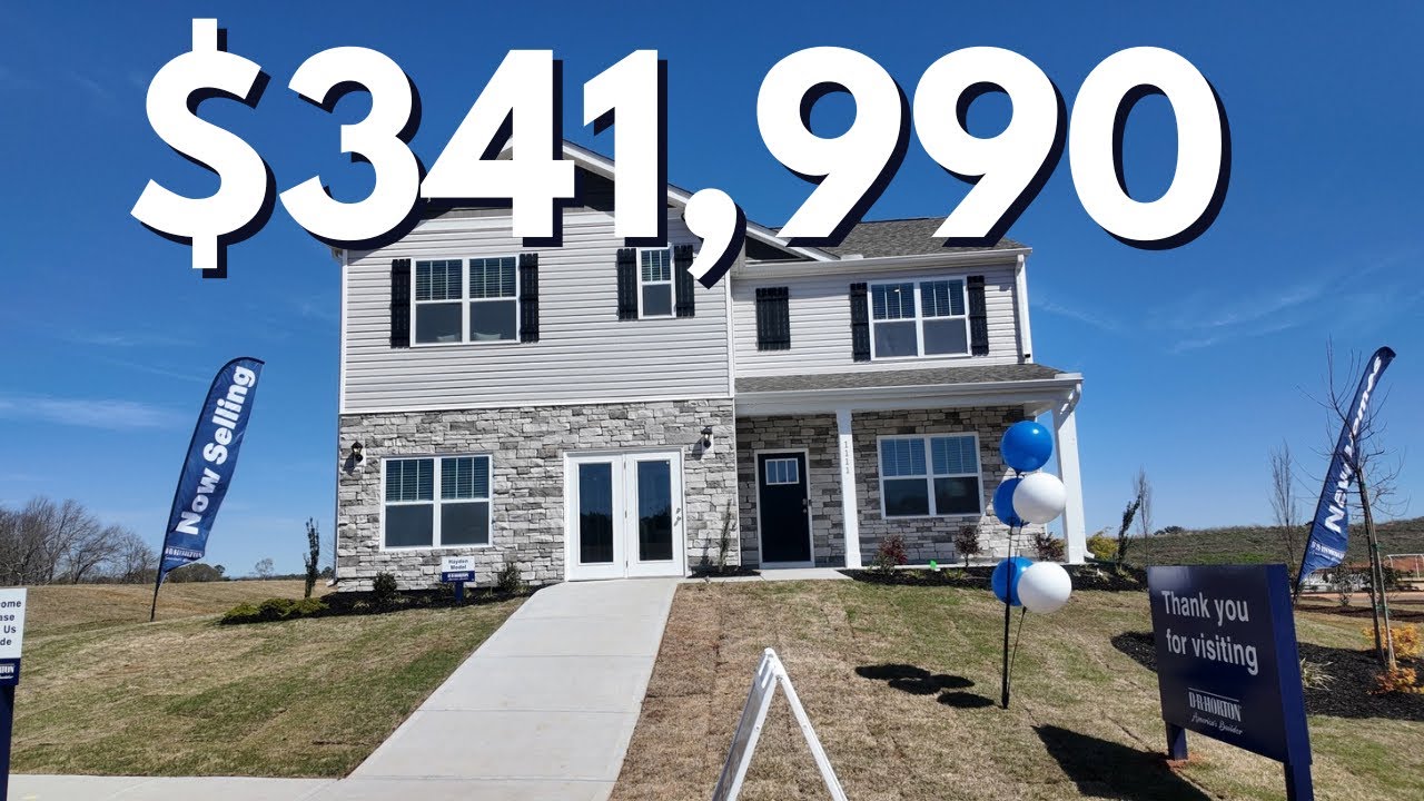 TOURING this $342k New Construction Home in Piedmont, SC
