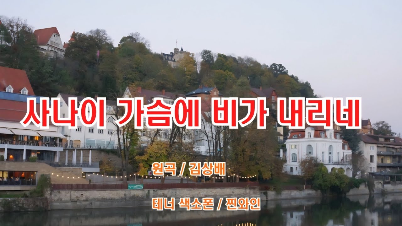사나이 가슴에 비가 내리네