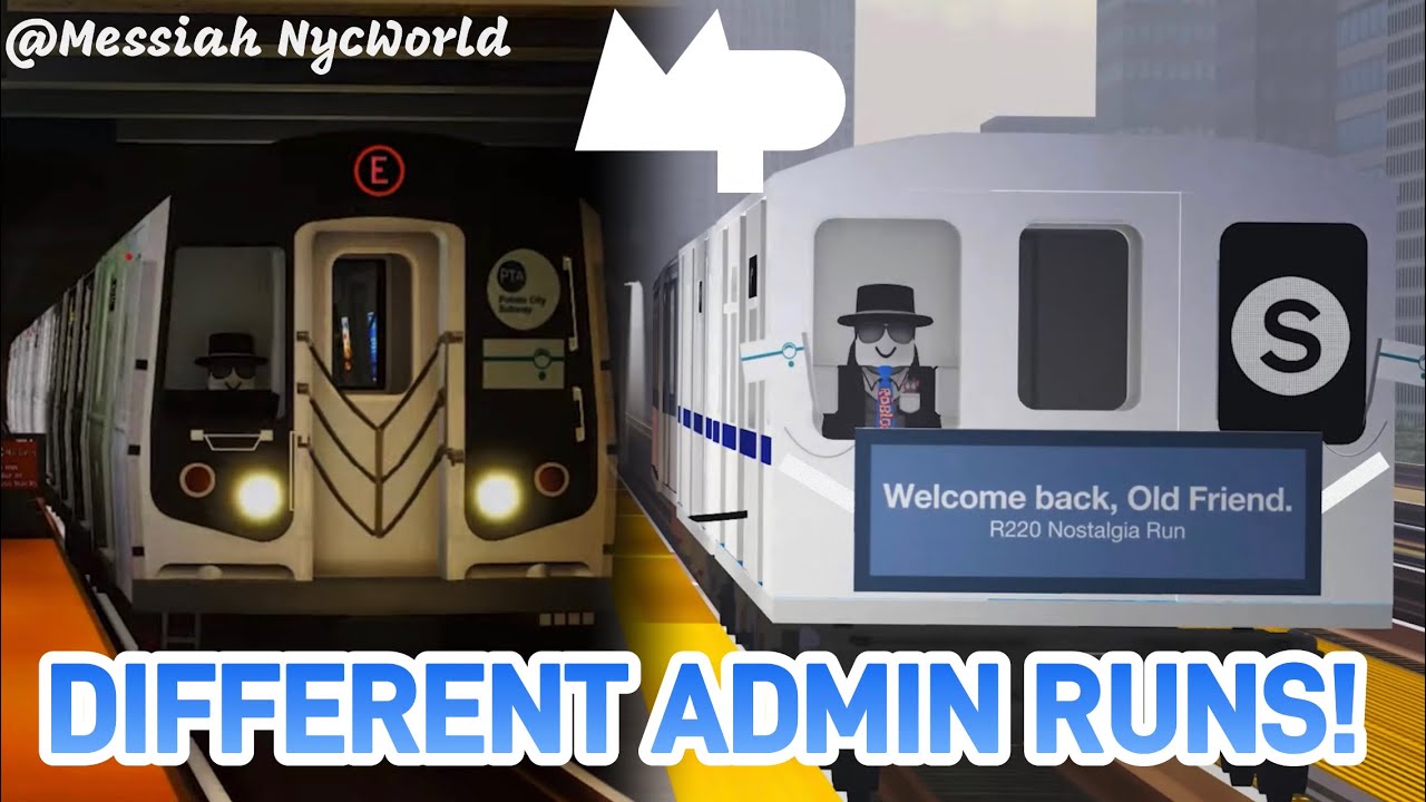 Roblox | PTA Subway: Fifth Av Lines - Different (Admin runs)