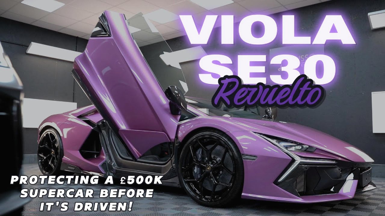 80's Diablo style £500k Revuelto protected with PPF before its driven!