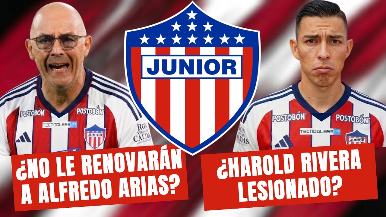 ¿JUNIOR NO LE RENOVARÁ A ARIAS? ¿HAROLD LESIONADO? ¿Hasta Cuándo Bacca y Teo? | #100Tiburon