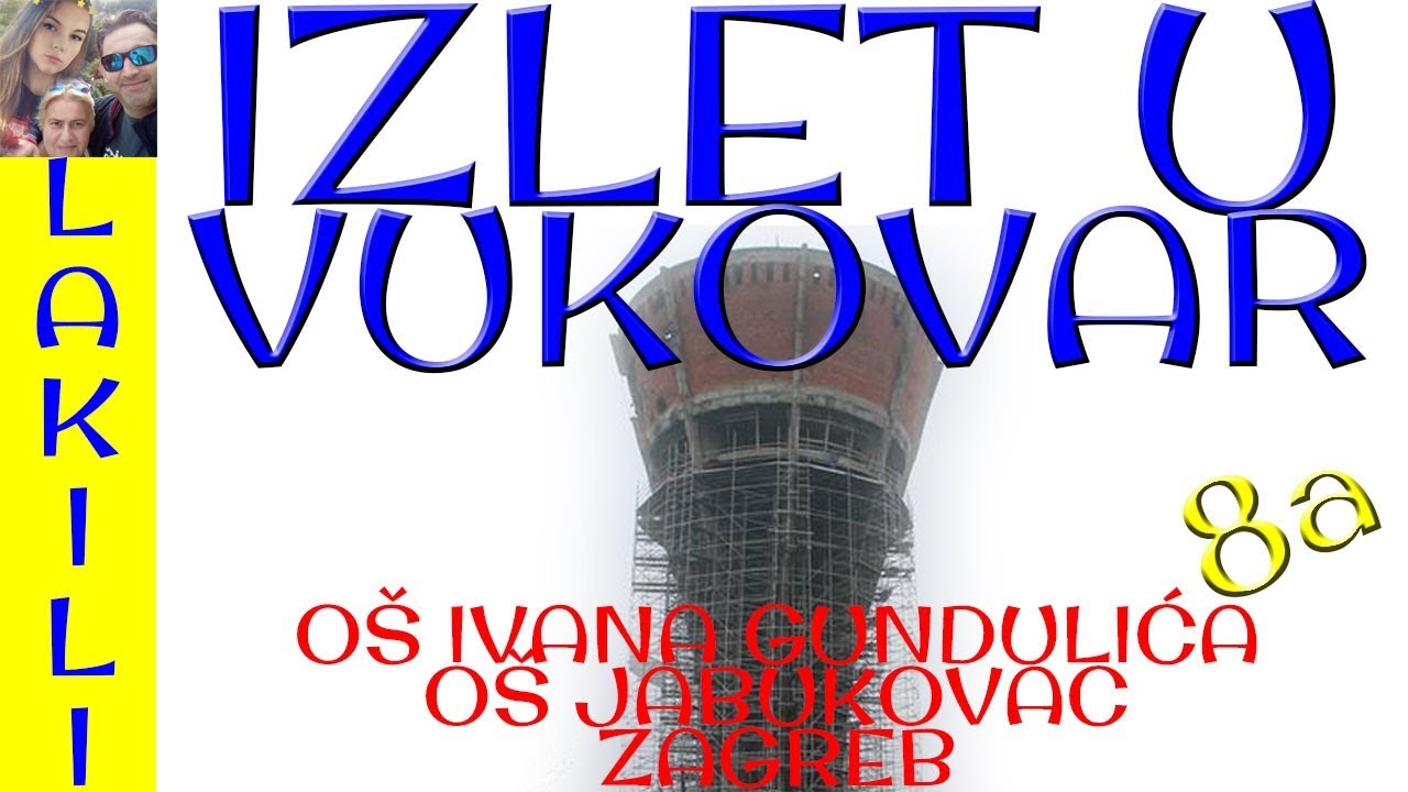 Izlet u Vukovar - 8. razred osnovne škole. Terenska nastava.