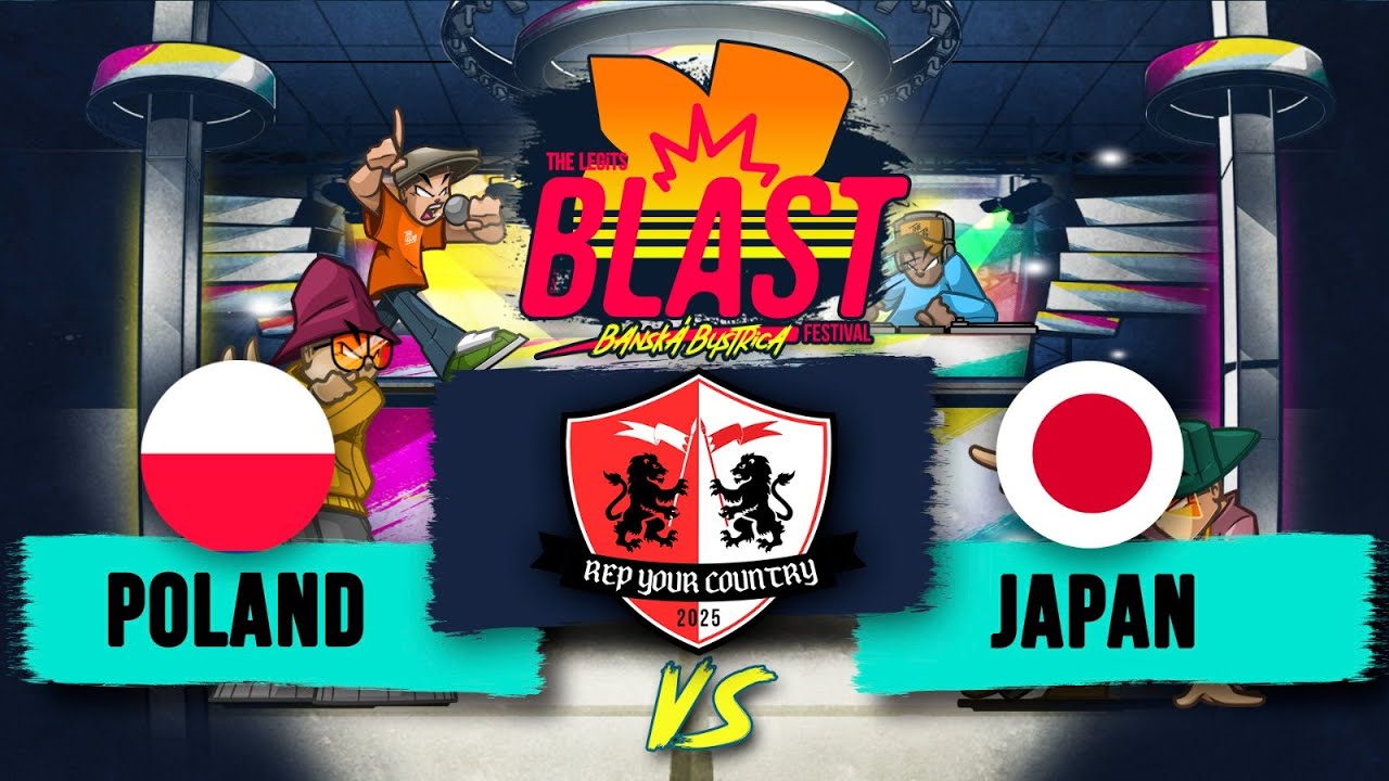 Poland vs Japan I Rep Your Country Top 16  I The Legits Blast 2025