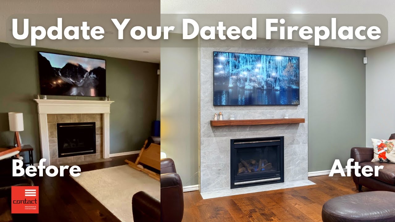 Make an Old Fireplace Look New Again