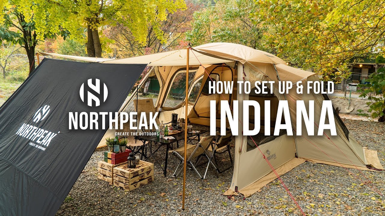 [노스피크] 텐트 혼자 치고 접기_인디아나편 / [nopk] How to set up & fold Indiana tent by oneself