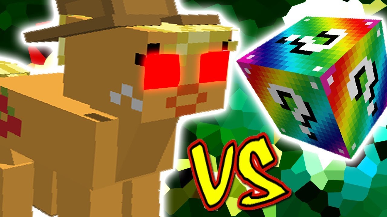 APPLEJACK VS. LUCKY BLOCK RAINBOW (MINECRAFT LUCKY BLOCK CHALLENGE)