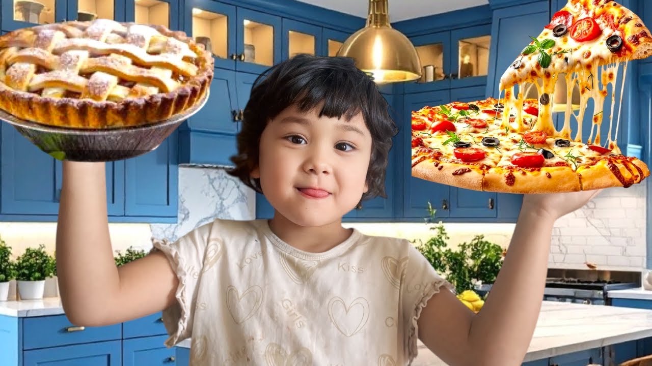 САФИЯ ДӘМДІ ТВОРОЖНЫЙ ПИРОГ🎂🍰 | ЖӘНЕ ПИЦЦА ПІСІРДІ 🍕🥗
