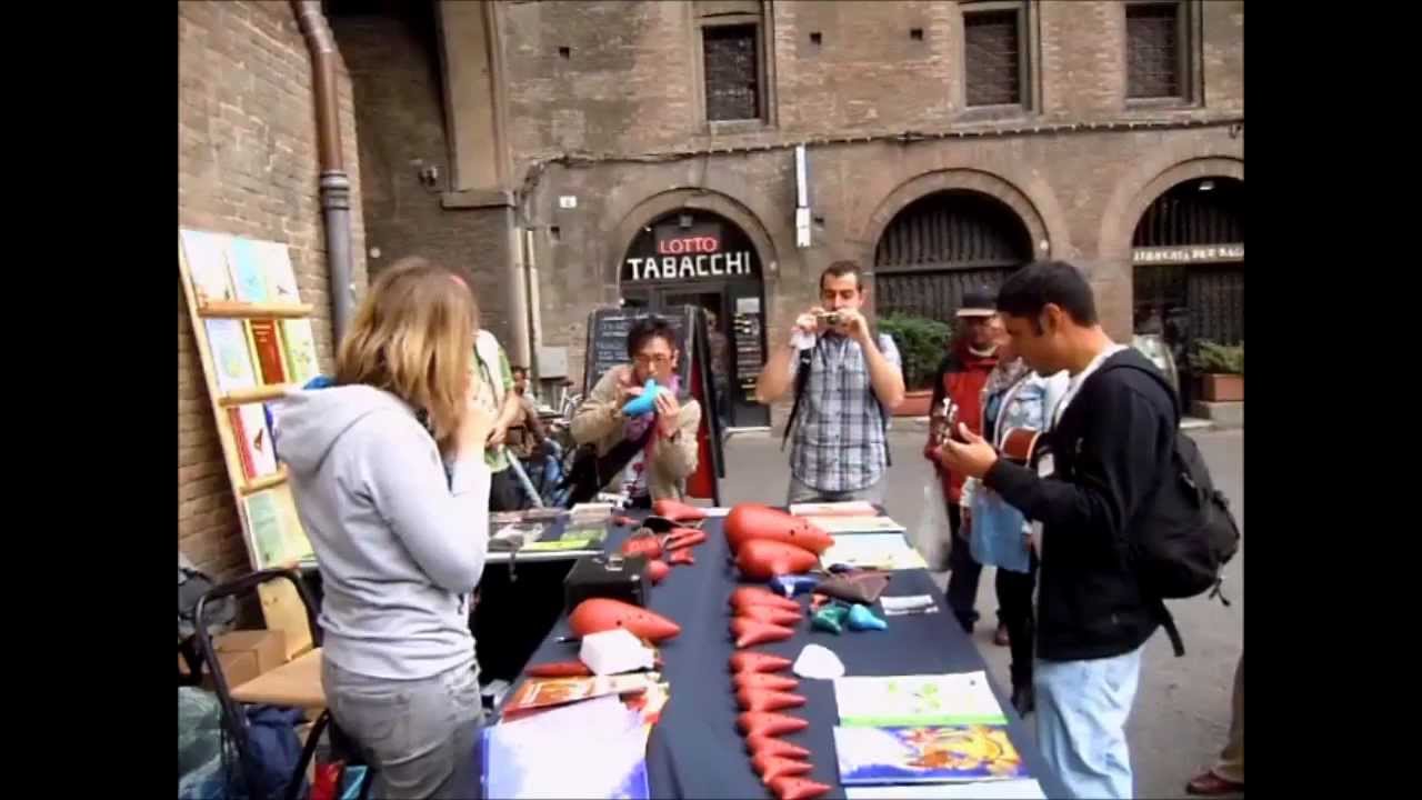 Budrio ocarina festival 2011 - Docjazz ukulele, Karin and Satoshi ocarina