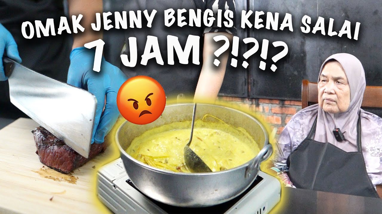 OMAK JENNY BENGIS SALAI DAGING 7 JAM !!! 😡🔥