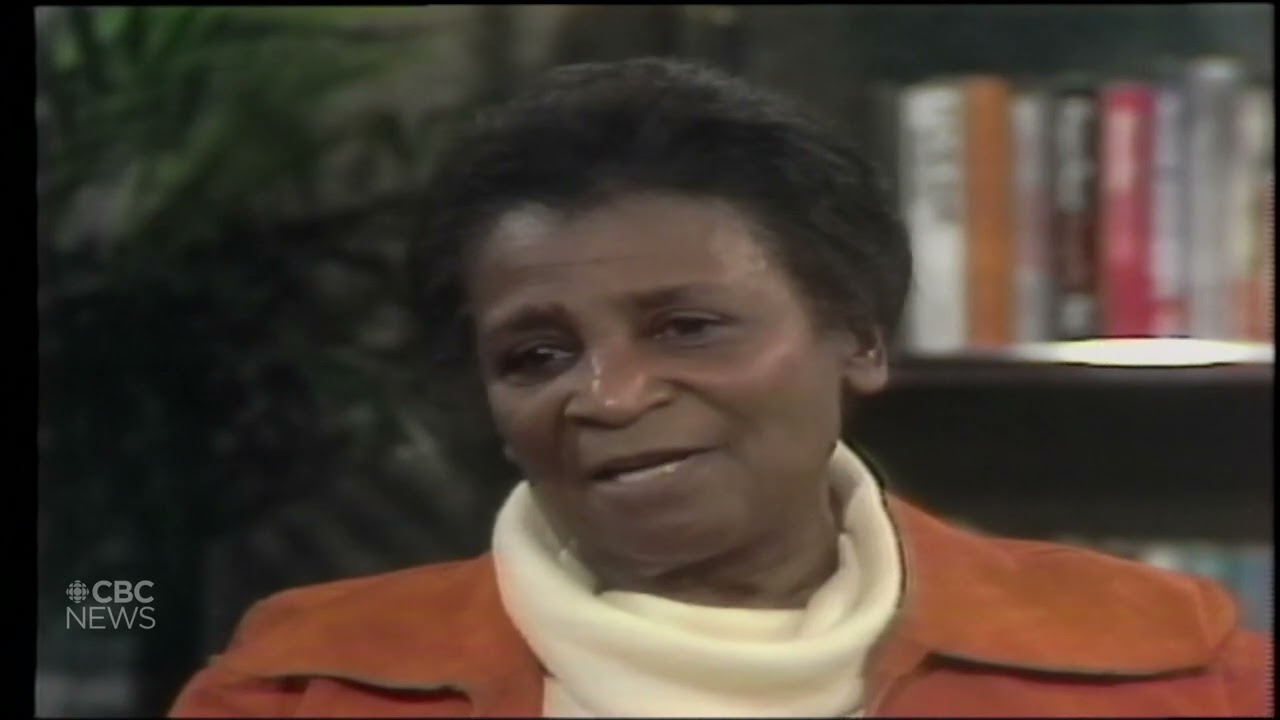 Historic Nova Scotian journalist and activist Carrie Best on The Bob McLean Show, 1977