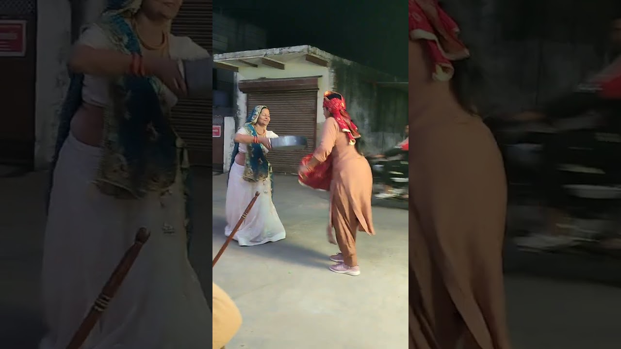 कोई चिमटा पलटा ले लो गांव में आई लूहारी रे🤟👍 आज गीतों में मचा दियाधमाल नाच नाच कर 😱🤔🤟👍   