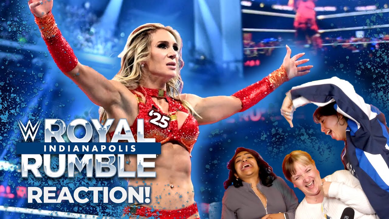 Girls (from Indianapolis) react to 2025 Royal Rumble! (Indianapolis!) | Road to #wrestlemania #wwe