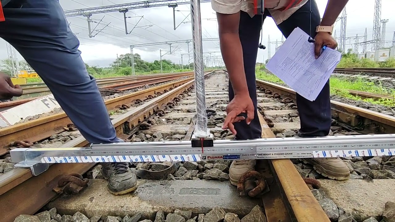 How to measure & use LLMG in OHE turnout crossover