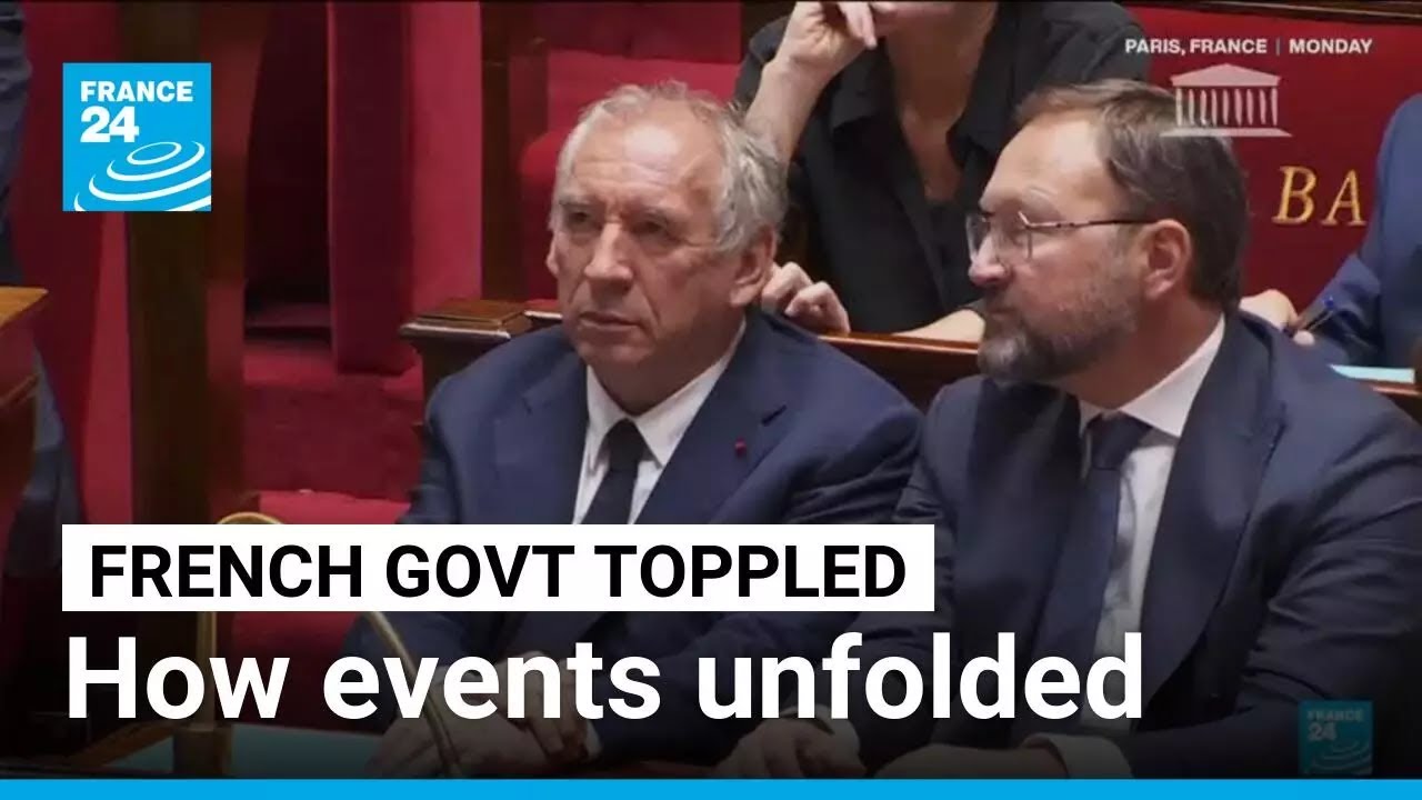 French govt toppled in confidence vote: How events unfolded &bull; FRANCE 24 English