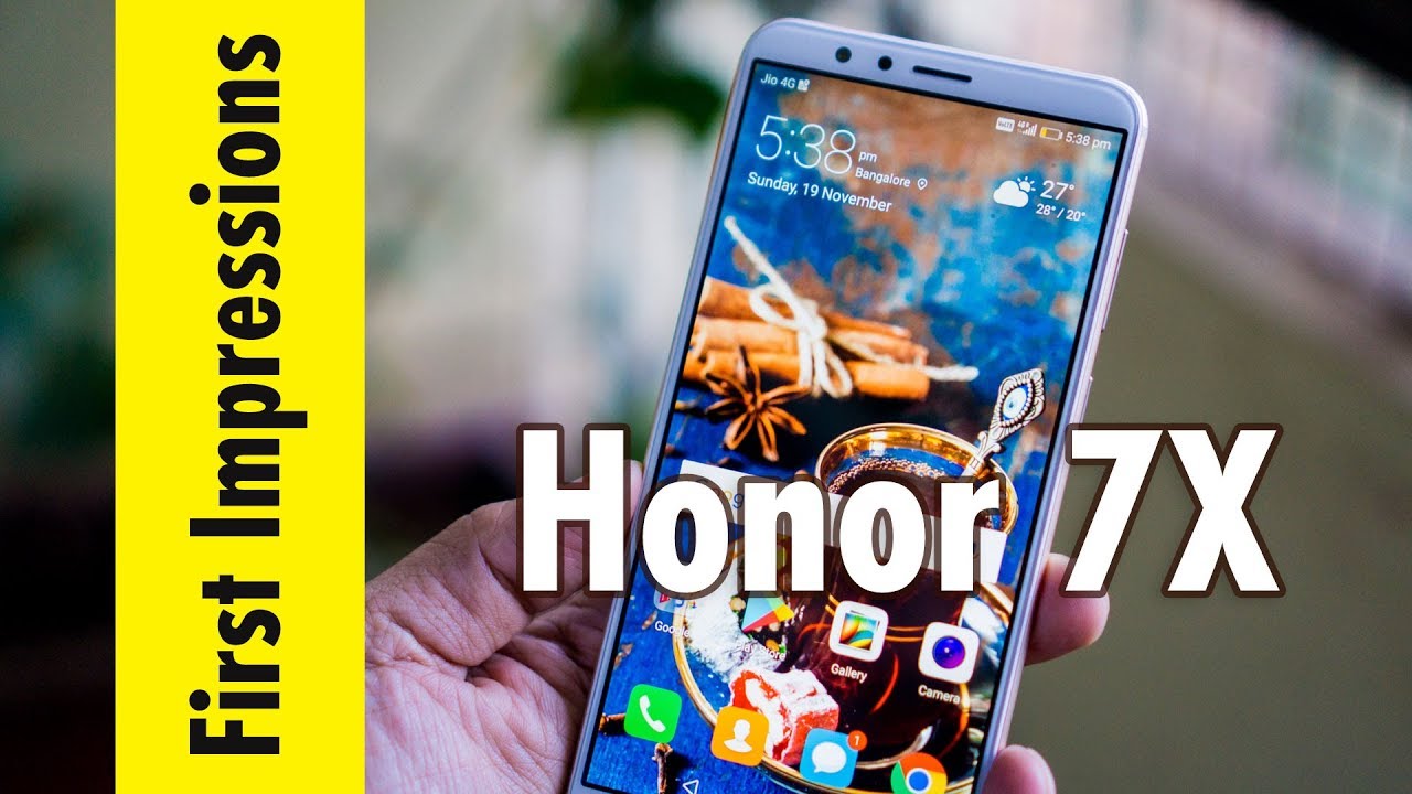 Huawei Honor 7X - Unboxing, First Impressions and Camera Samples