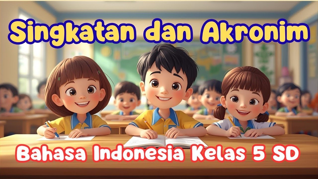 Singkatan dan Akronim Bahasa Indonesia Kelas 5 SD