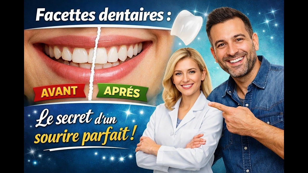 Facettes dentaires : avant/après bluffant — le secret d’un sourire parfait enfin révélé