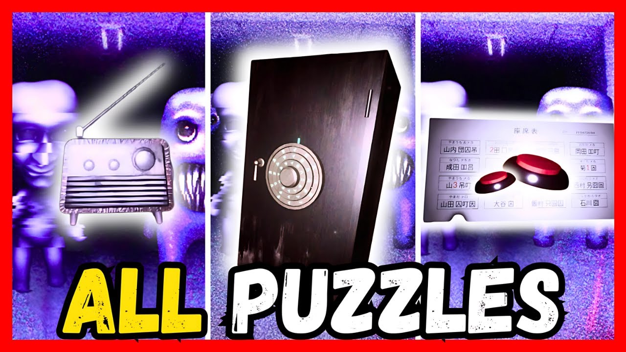[UPDATE] AOONI Nightmare ALL 3 NEW PUZZLES - ROBLOX