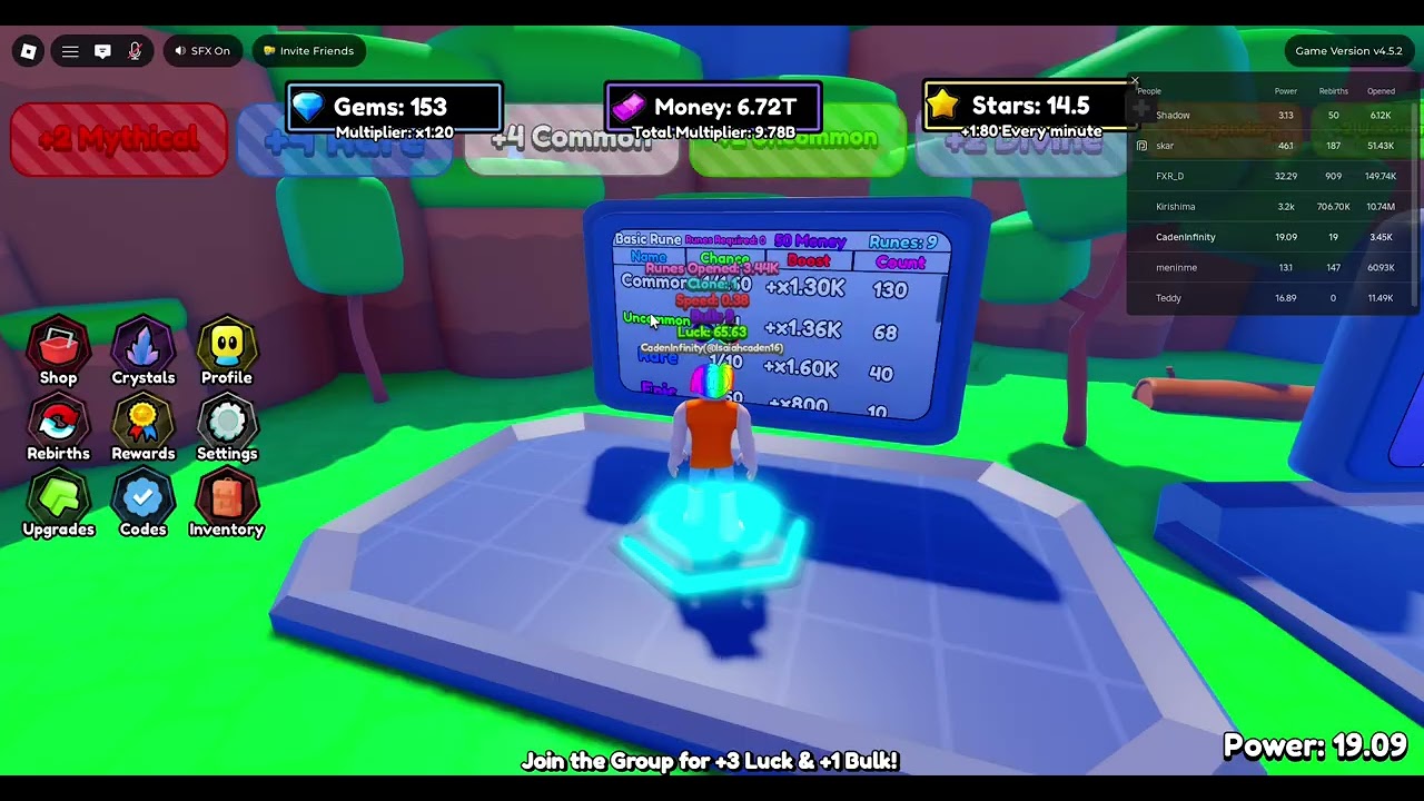 Playing Infinite Rune Incremental