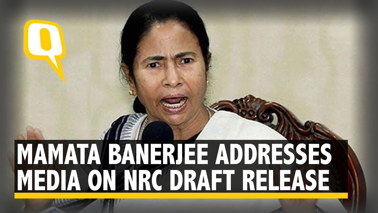 Mamata Banerjee on NRC Draft Released in Assam