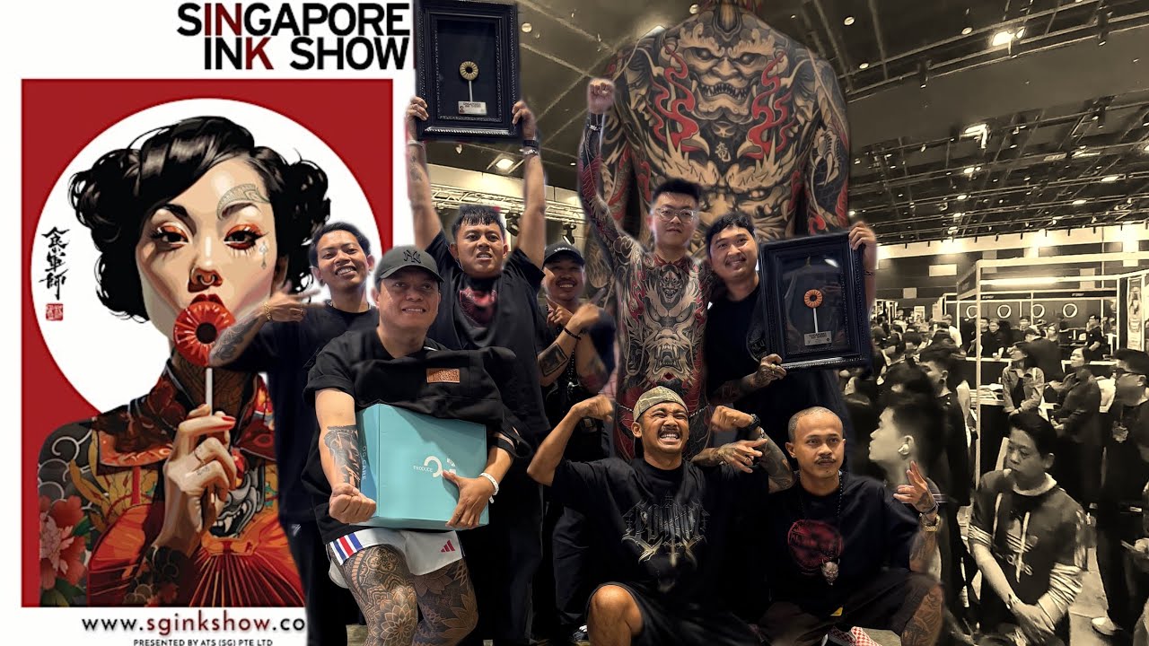 Сингапурское тату-шоу: Борьба команды Lumina Tattoo в Сингапуре!