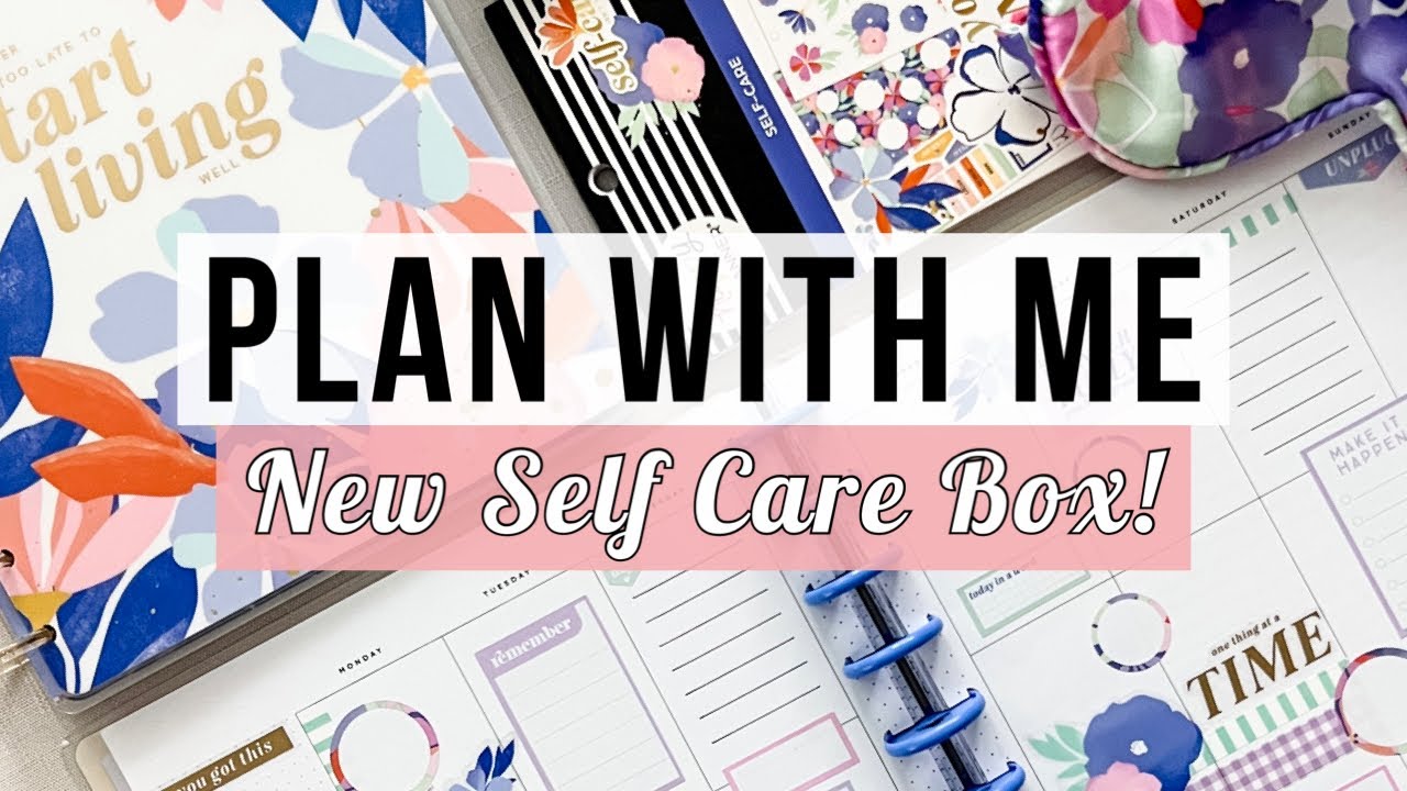 Plan With Me - New Self Care Box | Big Happy Planner Spread for my Patron, Alex! November 2022
