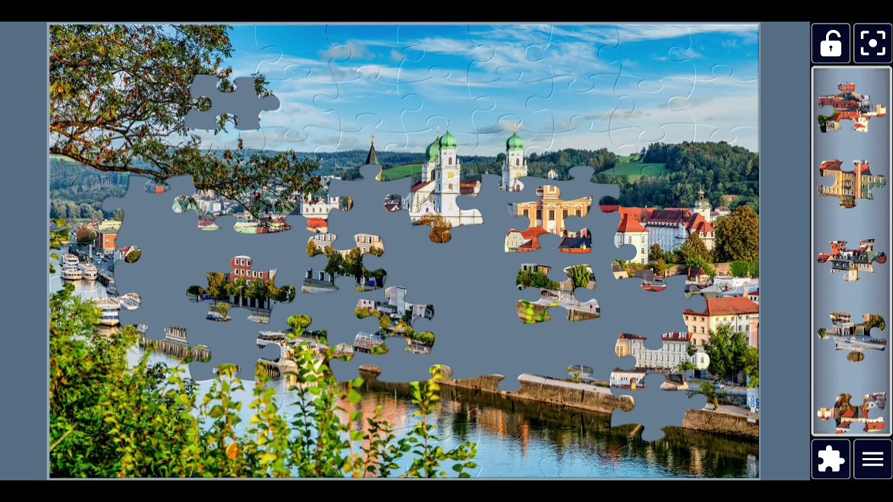 🧩 Dreiflüssetstadt Passau Jigsaw Puzzle Challenge | Relaxing Puzzle Solving with Satisfying Sound 🎧 